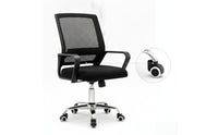 Mesh Office Chair with Armrests Ergonomic Computer Desk Chair Breathable Furniture for Adults, Students, Study