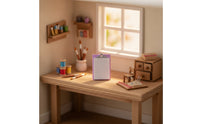 Colorful Options Miniature Clipboard Cute Appearance 1:12 Scale Miniatures Realistic Feature for Hobbyists, Model Scenes, Craft Projects