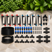 Irrigation System for Home Gardening, 40FT+160FT Poly Pipe Irrigation System, Water Saving Garden Irrigation Tubing for Agricultural Production