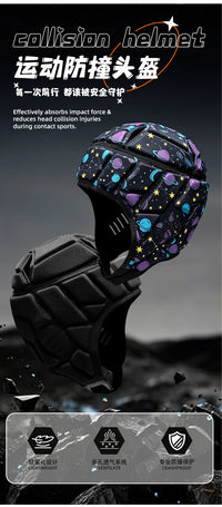 Adjustable Breathable Protective Headgear for Rugby, Football, Hockey, and More