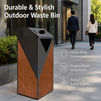 Sharps Bin for Healthcare Facilities, Large Capacity Freestanding Clinical Sharps Bin, Medical Hazardous Waste Bin Commercial Use