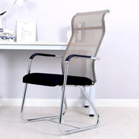 Wheeless Design High-Back Sled Base Chair Ergonomic Support Office Furniture Stable Construction Heavy Duty Frame for Conference Attendees, Students, Big and Tall Users, Reception Area, Waiting Room