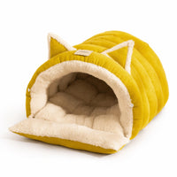 Washable Enclosed Pet Bed Padded Cat Cave Bed Warm Cat Cave Soft for Small Dogs