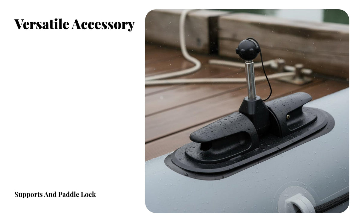 European Design Oar Hinge 360 Degree Rotating Inflatable Boat Oarlock Inflatable Boat Paddle Holder Secure Grip for Fishing