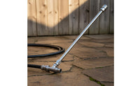 2 Pieces 4000 PSI Rated 1/4 Inch Quick Connect Wand Anti-Rust Pressure Washer Extension Wand Cleaning Tool Accessory