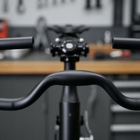 Multi-Loop Butterfly Handlebar Raised Middle Swept-Back Handlebar Black Open Ends for Long-Distance Riding, Cycling