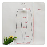 Multifunctional Metal Swimsuit Hanger Long-Lasting Metal Hanger with Clips Rust-Proof for Women, Kids, Shop Display, Boutique, Laundry Room