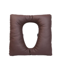 Cutout Toilet Cushion Stitched Seams Commode Chair Cushion Water-Resistant Padded Toilet Seat Cover