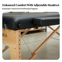 Multi-Purpose Folding Massage Table High-Density Padding Portable Massage Table Water & Oil Resistant Portable Bed Easy to Clean for Estheticians, Beauticians, Physical Therapists