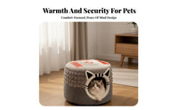 Thick Cushion Warm Cat Sleeping Bag Versatile Purpose Cat Cave Bed Breathable for Small Dog Owners, Indoors, Bedroom, Living Room