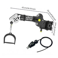Aluminum Alloy Arm Bracket Lightweight Articulated Arm Secure Exercise Accessory for Gym Users, Workout
