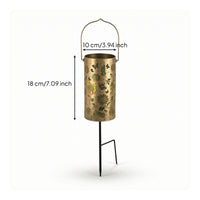 Solar Lantern with Stake Metal Lanterns Modern for Yard