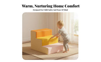 Young Child Foam Climber Set Develops Motor Skills Young Child Crawling and Climbing Toy Easy to Clean Modular Soft Play Structure