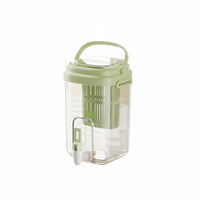 Faucet Design Cold Water Jug with Tap Wide Mouth Cold Beverage Container with Tap Large Capacity Beverage Container for Summer