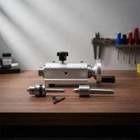small Lathe Tailstock Set Smooth Rotation Mini Lathe Tailstock Assembly High Precision Machine Tool Accessory for Metalworking