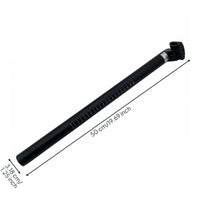 Cycle Seatpost with Clamp Matte Bike Seat Pillar with Clamp High Strength Hardware for Cyclists, Commuters, Folding Bikes