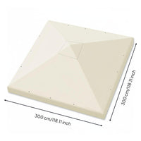 Double Tier Gazebo Canopy 10 X 10 Gazebo Canopy Protection Outdoor Shelter for Patio, Backyard
