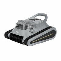 Strong Suction Automatic Pool Robot Vacuum Single-Button Start Robotic Pool Cleaner Smart Navigation for Koi Ponds, over-Ground Pools