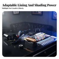 Repower upable Wireless skin art Pen Kit Beginner Beginner-Oriented Complete skin art Pen Kit Powerful engine skin art Equipment Adjustable Needle protrusion for Beginners