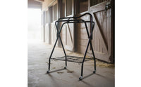 Heavies Duty Saddle Rack Cart Space-Saving Folding Saddle Rack Extra Hooks for Stable