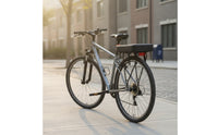 Waterproof Rear Bike Seat Cushion Thick Bike Rear Rack Pad Low-Profile Bike Seat Cushion Universal Fit for Commuters