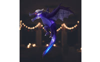 Hanging Dragon Decoration Halloween Inflatable Dragon Decor LED Lights Sturdy for Yard, Haunted House