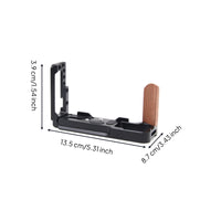 L-Shaped Fast-Release Plate Lightweight L-Shaped Camera Hand Grip Stable Camera Plate with Hand Grip for Videographers