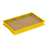 perforated surfaceded Dog Potty Tray with spray barrier leak-resistant for Indoor, Home, Large Dogs