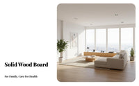 TV Stand and Coffee Table Set Cable Management Holes Sintered Stone TV Cabinet Easy to Clean Sintered Stone Television Stand Surface Console