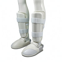 Shin and Instep Guards Acolchado Shin Guards with Foot Protector Flexible Protector Espinilla Y Empeine for Fighting Artists