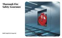 National Standard Compliant Fire Hose Reel 3C Certified Wall Mounted Fire Hose Reel All Copper Nozzle Thickened Steel Plate Base for Property Managers, Business Owners, Building Administrators, Commercial Buildings, Factories, Warehouses, Schools