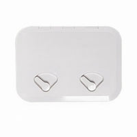 Integrated Latches Marine Hatch Cover ABS Plastic Locking Hatch Cover Textured Surface Boat Accessory Rounded Corners for Storage Opening