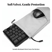 Dustproof Mechanical Keyboard Sleeve Soft Fleece Material Keyboard Dust Cover Safeguarding for Travelers, Home Storage, Commuting