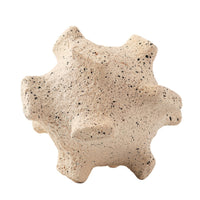 Geometric Sculpture Spiky Geometric Ornament Porous Tabletop Decor Piece for Living Room, Study
