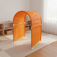 Rainbow Crawl Tunnel Sensory Active Children Crawling Tube Soft Textile Play Tunnel Tent for Young Children