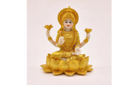 Gold-Toned Deity Statue Ornate Deity Figurine Compact Buddha Figurine Decorative for Altar