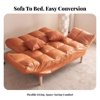 Foldable Fold-expanding Floor Bed Space-Saving transformable Sofa Multi-Functional Design Living Room Furnishing Breathable Fabric for Apartment Dwellers, Renters, Students, Bedroom, Small Spaces, Balcony, Lounging
