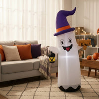 Inflatable specters with Witch Hat Outdoor Inflatable specters Spooky Halloween Decor for Yard, Lawn, Porch