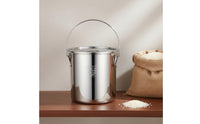 304 Stainless Steel Bucket Leakproof Airtight Large Capacity Lock Lid for Users