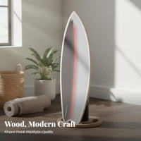 Long-Lasting Wood Construction Wooden Balance Board Versatile Training Roller Balance Board High Weight Capacity Core Strength Instructor for Surfers, Skiers, Athletes, Home Gym, Office