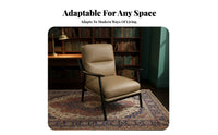 Nordic Design Single-Seater Armchair mid-1900speriod Modern Accent Chair Retro design Lounge Seat Minimalist Aesthetic for Interior Designers, Homeowners, Hotel Managers, Living Room, perusing corner, Bedroom, Office