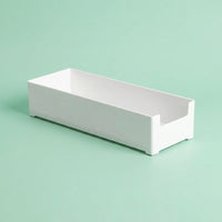 Kitchen Drawer Dividers Organizer Box with Compartments, Storage Insert for Makeup Organiser, Lidless Rectangular Divider for Office