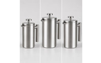 Sediment-Sediment-Removing French Press Rust-Resistant French Press with Mesh Filter Reusable Coffee and Tea Maker Smooth for Camping