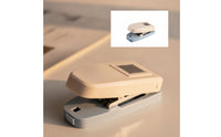 Spring-Loaded Paper Punch with Embossing Tool Compact Handheld Paper Punch Easy-Push Versatile for Journaling