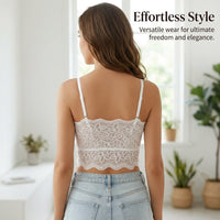 Strapless Bras for Women with Lace Coverage and Push Up Support, Convertible Backless with Adjustable Straps for Large Breasts