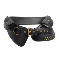 Layered Waist Belt Gold-Tone Hardware Fashion Accessory Gleaming Ornaments Accents