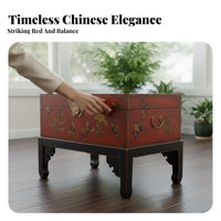 Vintage design Hand-Painted moth Tea table Original Design Sofa-Side Stand With Storage Shelf Low silhouette Table for Art Lovers, Living Room, Lounge Area