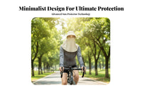 Full Face Sun Cover Breathable Protection Hood Cover Full Face Cover Sun Hat Triple-Function Cooling Balaclava with Brim Skin