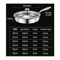 Induction Compatible Honeycomb Non-Stick Pan Universal Cooktop Compatibility Non-Stick Honeycomb Pan Scratch Resistant Uncoated Skillet Glass Lid