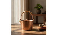 Hammered Copper Tea Kettle Stovetop Tea Kettle with Lid Extra Thick Hammered Copper Teapot